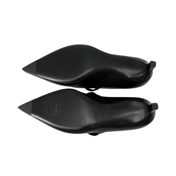 エルメス パンプス キアラ40 ケリーバックル カーフレザー レディースサイズ37 HERMES 黒