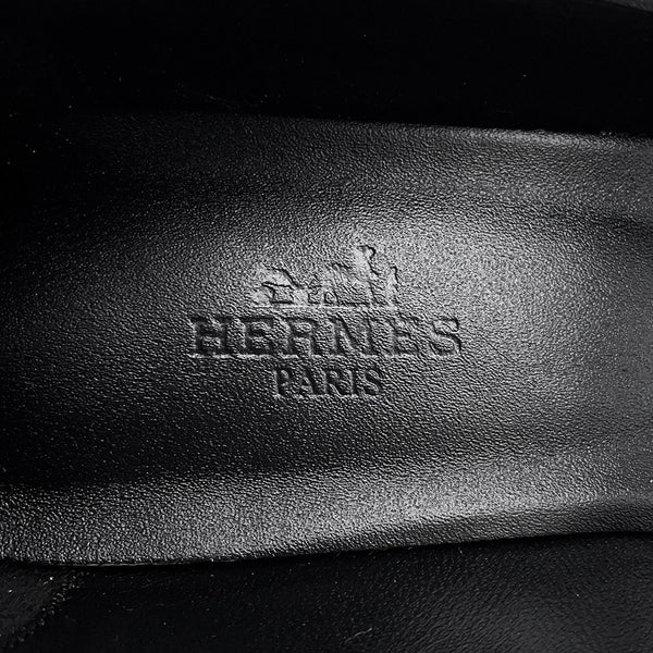 エルメス パンプス キアラ40 ケリーバックル カーフレザー レディースサイズ37 HERMES 黒