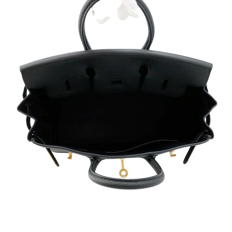 エルメス バーキン25 ブラック/ゴールド金具 トゴ K刻印 HERMES Birkin ハンドバッグ 黒