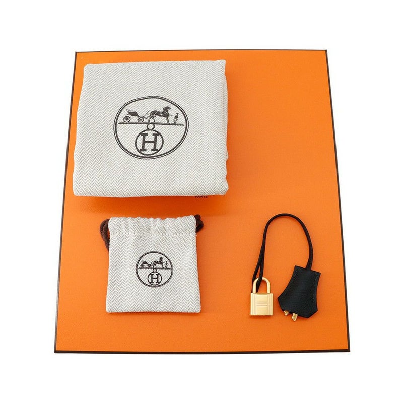 エルメス バーキン25 ブラック/ゴールド金具 トゴ K刻印 HERMES Birkin ハンドバッグ 黒