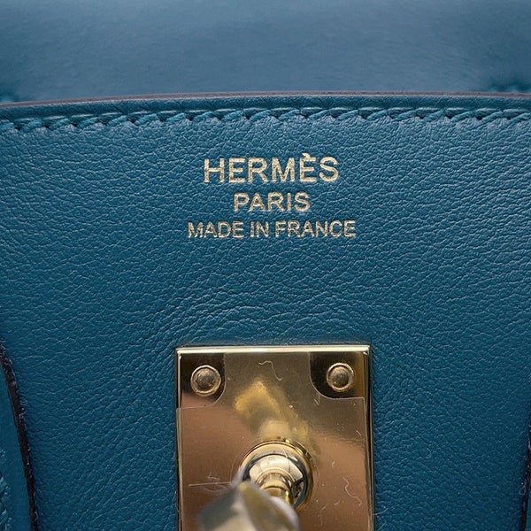 エルメス バーキン25 コルヴェール/ゴールド金具 スイフト Y刻印 HERMES Birkin ハンドバッグ