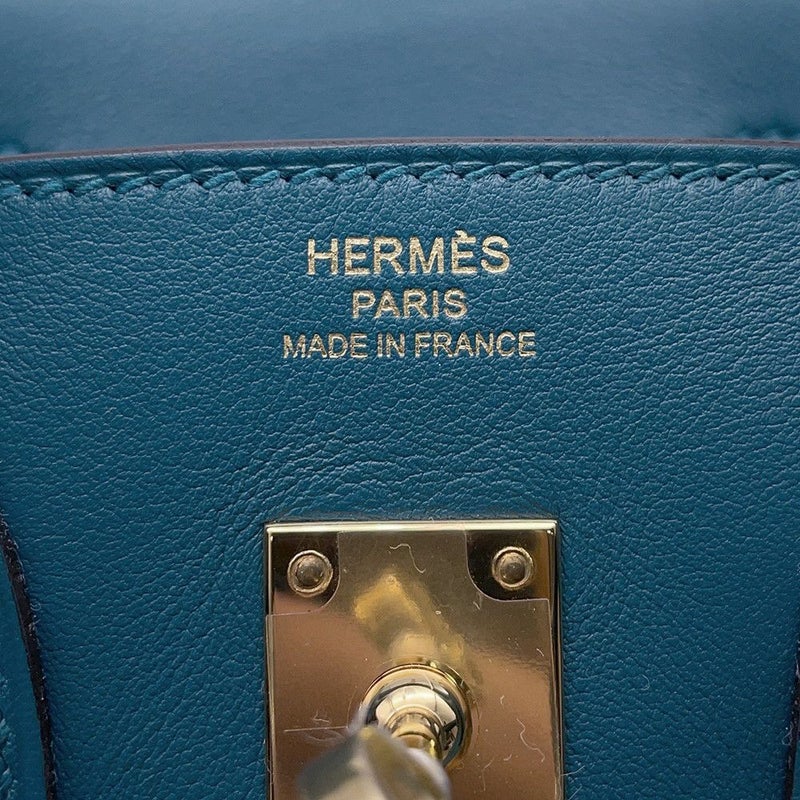 エルメス バーキン25 コルヴェール/ゴールド金具 スイフト Y刻印 HERMES Birkin ハンドバッグ