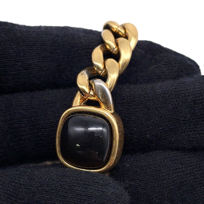 シャネル チェーンウォレット マトラッセ フェイクパール ミニ ラムスキン AP2932 CHANEL 黒