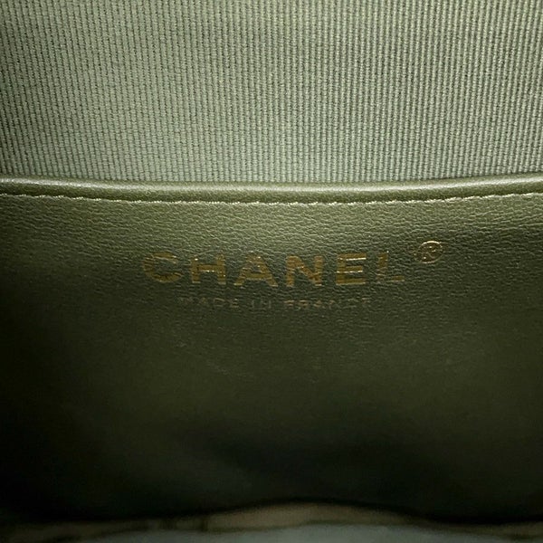 シャネル チェーンショルダーバッグ マトラッセ ココマーク キャビアスキン CHANEL