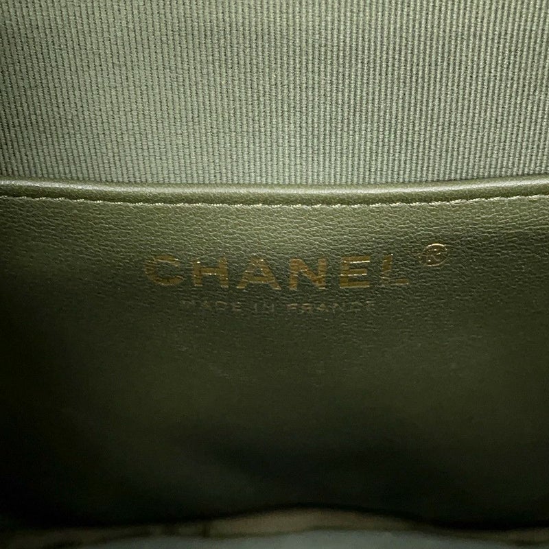 シャネル チェーンショルダーバッグ マトラッセ ココマーク キャビアスキン CHANEL
