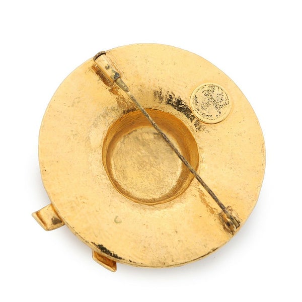 シャネル ブローチ ハットモチーフ メタル CHANEL アクセサリー