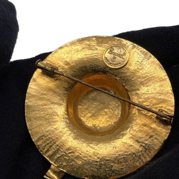 シャネル ブローチ ハットモチーフ メタル CHANEL アクセサリー