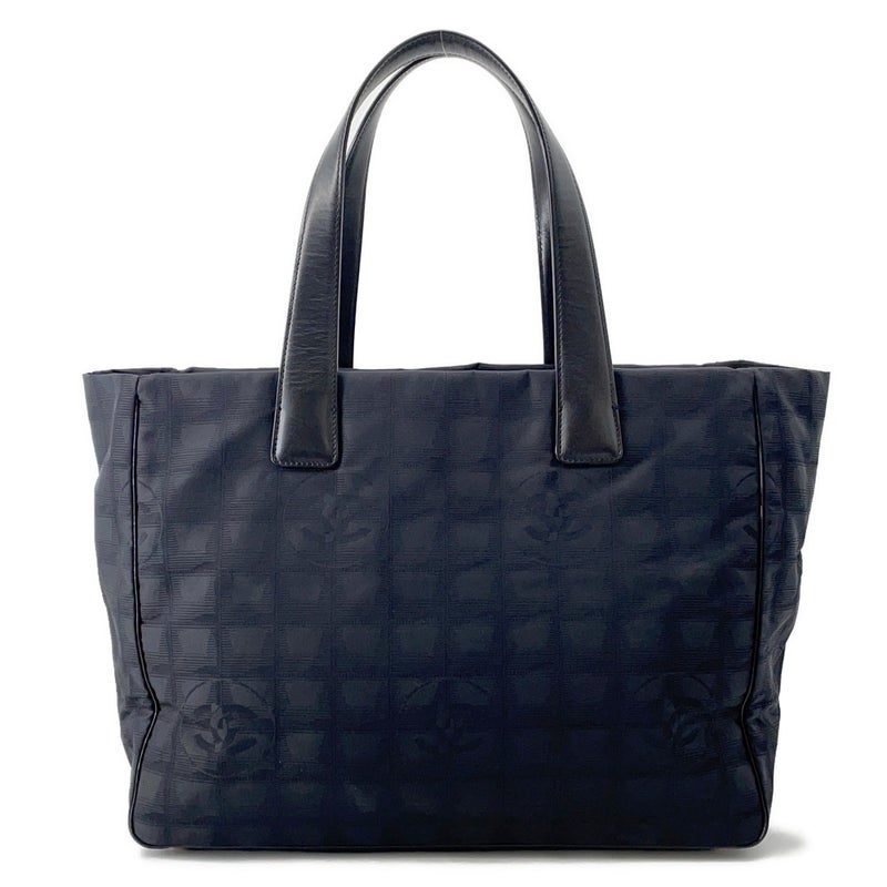 シャネル トートバッグ ニュートラベルライン トートMM ナイロン レザー A15991 CHANEL 黒