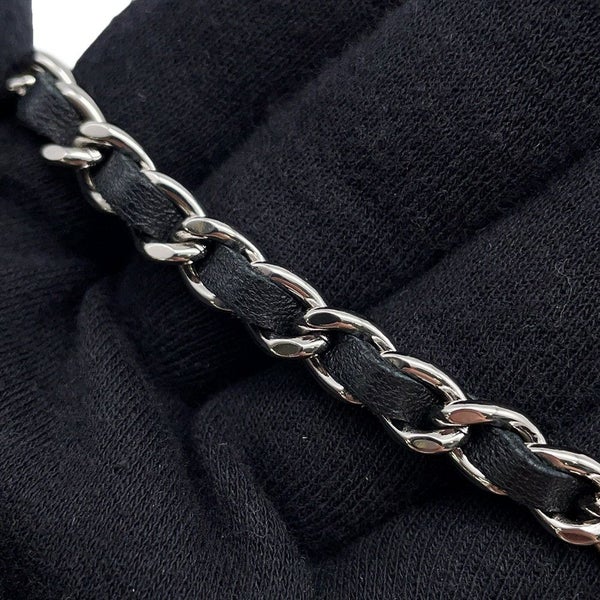 シャネル チェーンウォレット マトラッセ ココマーク ラムスキン キルティング A33814 CHANEL 財布 黒