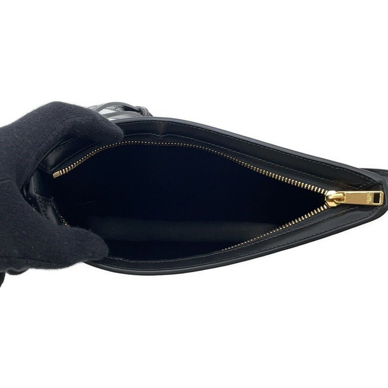セリーヌ ショルダーバッグ クロックバッグ ミディアム 112273EWT.38NO CELINE バッグ 黒