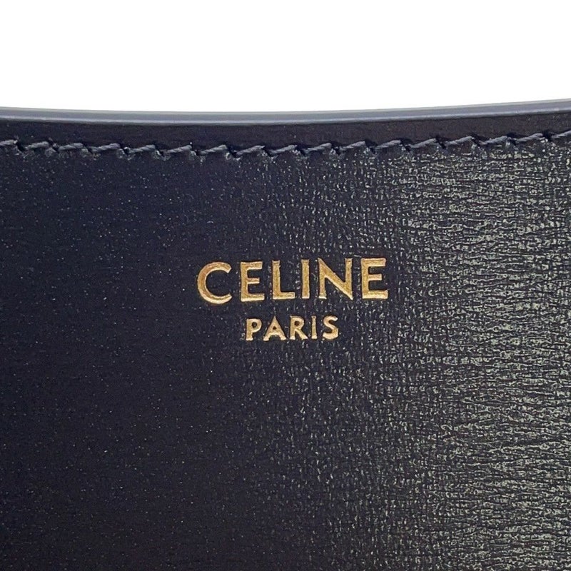 セリーヌ ショルダーバッグ クロックバッグ ミディアム 112273EWT.38NO CELINE バッグ 黒