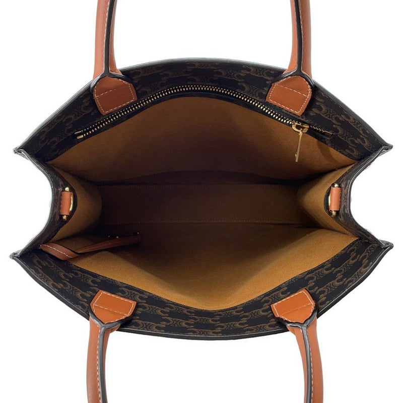 セリーヌ トートバッグ スモール バーティカル カバ トリオンフキャンバス CELINE バッグ