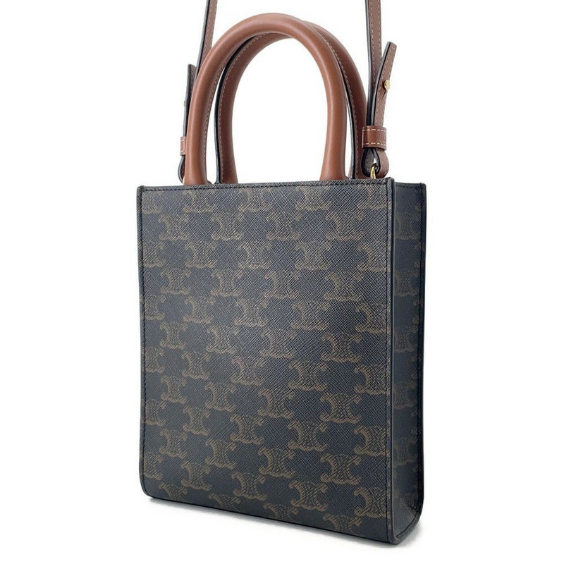 セリーヌ ハンドバッグ トリオンフ ミニ バーティカル カバ 194372 2wayショルダーバッグ