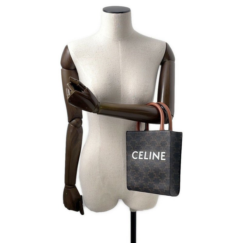 セリーヌ ハンドバッグ トリオンフ ミニ バーティカル カバ 194372 2wayショルダーバッグ