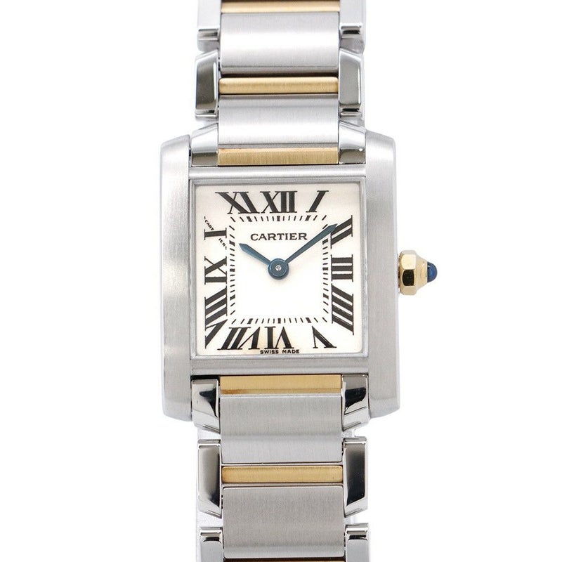 カルティエ タンク フランセーズ SM W51007Q4 Cartier 腕時計 クォーツ 白文字盤