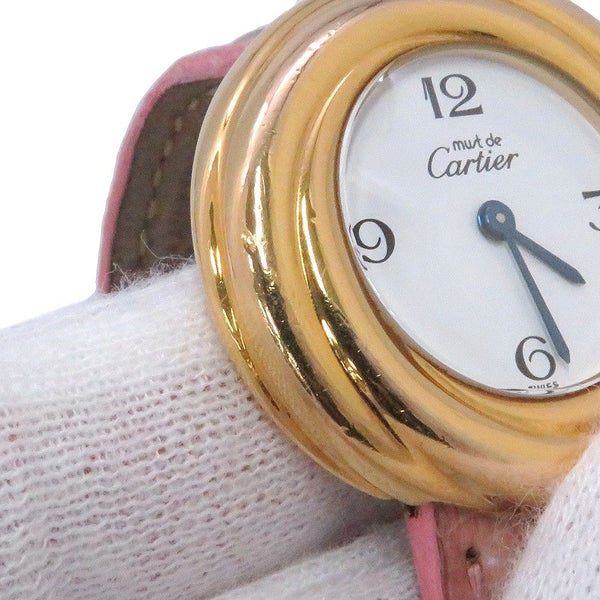 カルティエ マスト トリニティ W1010844 レディース Cartier 腕時計 白文字盤