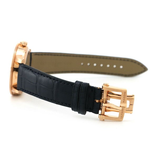 ユリスナルダン マリーン トルピユール ムーンフェイズ 1192-310-0A/1A ULYSSE NARDIN 腕時計 白文字盤