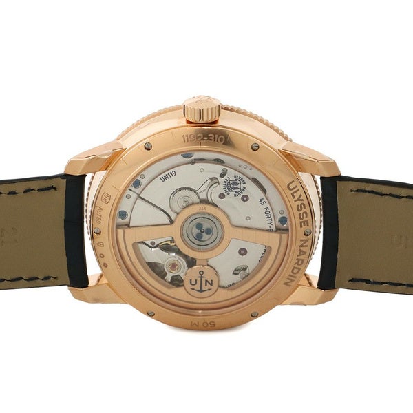 ユリスナルダン マリーン トルピユール ムーンフェイズ 1192-310-0A/1A ULYSSE NARDIN 腕時計 白文字盤