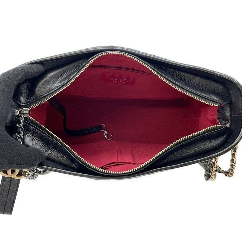 シャネル チェーンショルダーバッグ ガブリエル ドゥ シャネル ホーボーバッグ ラージ A93824 CHANEL 黒