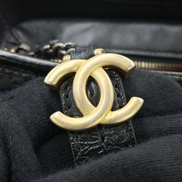 シャネル チェーンショルダーバッグ ガブリエル ドゥ シャネル ホーボーバッグ ラージ A93824 CHANEL 黒