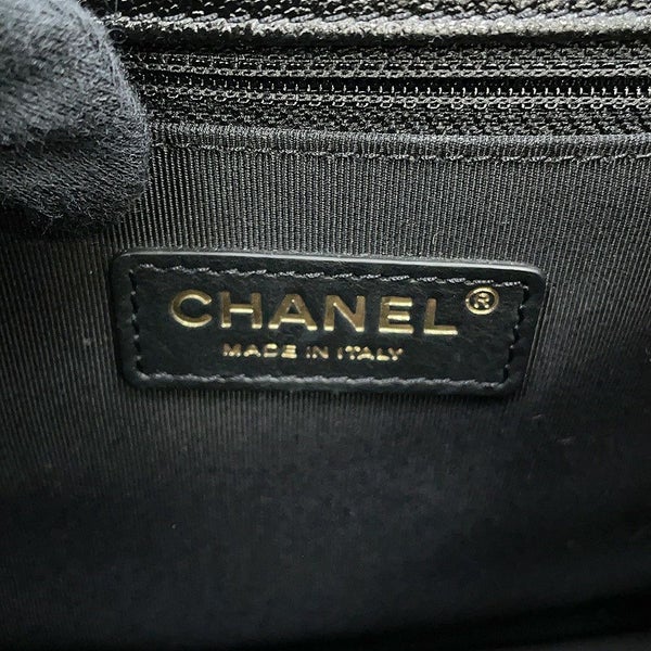 シャネル チェーンショルダーバッグ マトラッセ ココマーク スモールメッセンジャーバッグ ラムスキン AS2447 CHANEL 黒