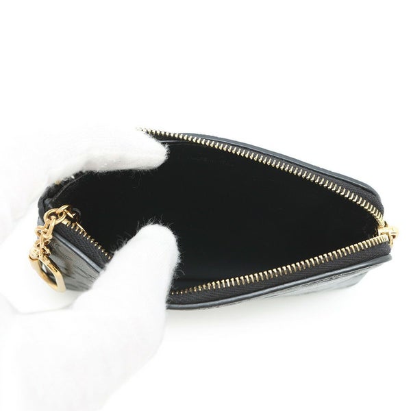 セリーヌ コインケース トリオンフ レザー 10C663 CELINE カードポーチ 黒