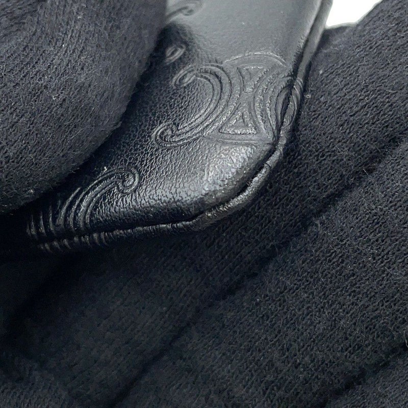 セリーヌ コインケース トリオンフ レザー 10C663 CELINE カードポーチ 黒