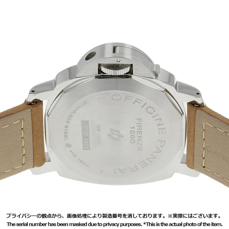 パネライ ルミノール ベース ロゴ 3デイズ アッチャイオ PAM00775 U番 PANERAI 腕時計 白文字盤