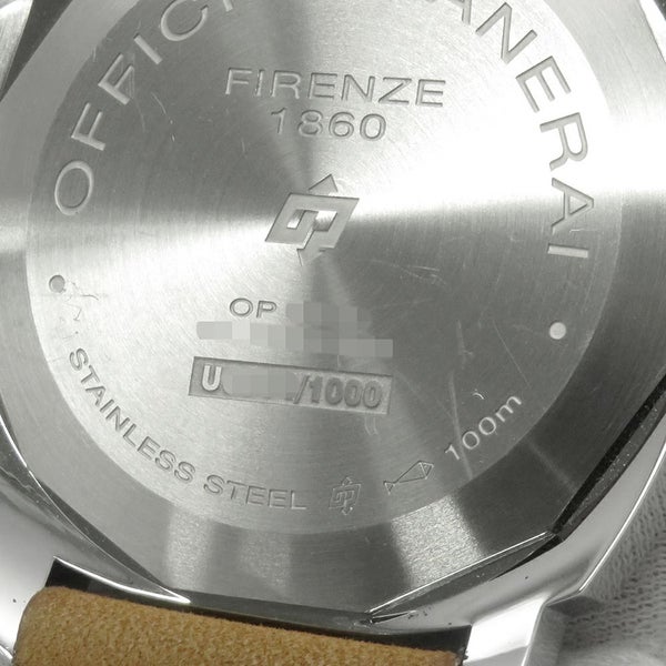 パネライ ルミノール ベース ロゴ 3デイズ アッチャイオ PAM00775 U番 PANERAI 腕時計 白文字盤