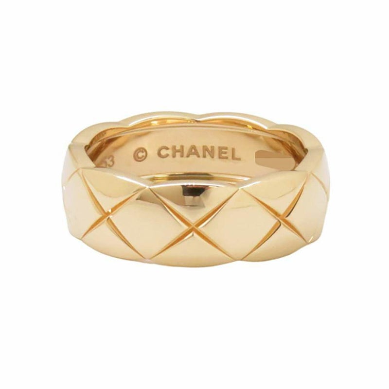 シャネル リング ココ クラッシュ コレクション ミディアムモデル K18YG リングサイズ53 J10571 CHANEL