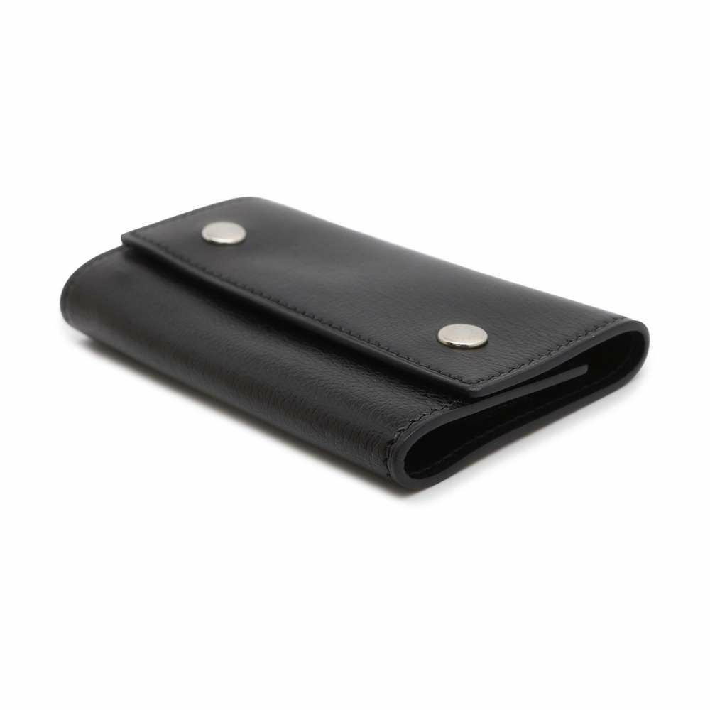 エルメス 4連キーケース エチュイ クレ4 ブラック/シルバー金具 エバー
