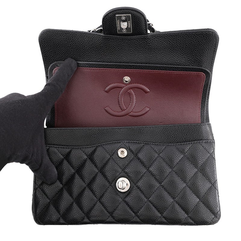 シャネル チェーンショルダーバッグ マトラッセ23 ココマーク ダブルチェーン A01113 CHANEL バッグ 黒