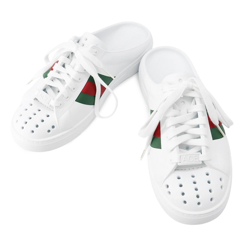 グッチ サンダル エース ACE ラバー レディースサイズ36 652520 GUCCI