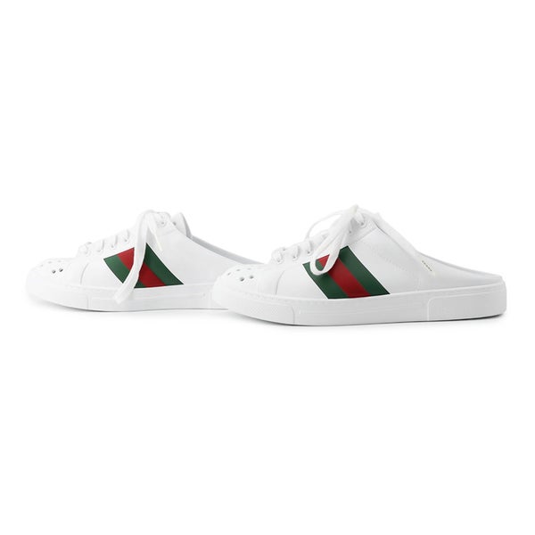グッチ サンダル エース ACE ラバー レディースサイズ36 652520 GUCCI 靴 サボ 白