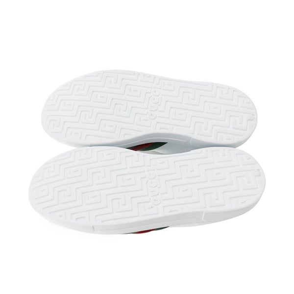 グッチ サンダル エース ACE ラバー レディースサイズ36 652520 GUCCI 靴 サボ 白