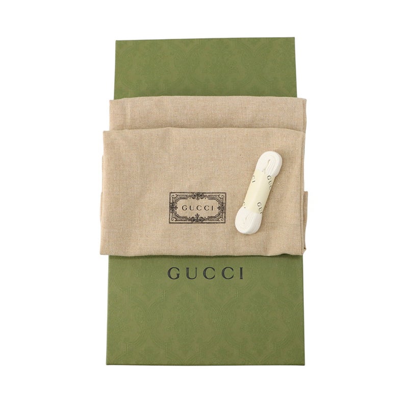 グッチ サンダル エース ACE ラバー レディースサイズ36 652520 GUCCI 靴 サボ 白