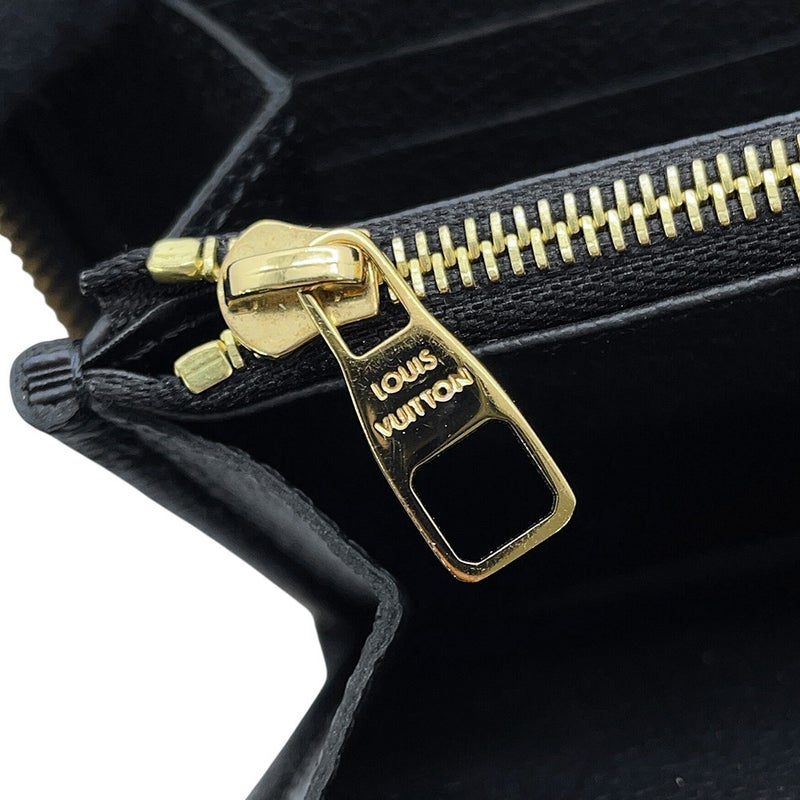 ルイヴィトン 長財布 モノグラム・アンプラント LV × TM ジッピー・ウォレット パンダ 日本限定 M14160 村上隆コラボ 黒 ブラック