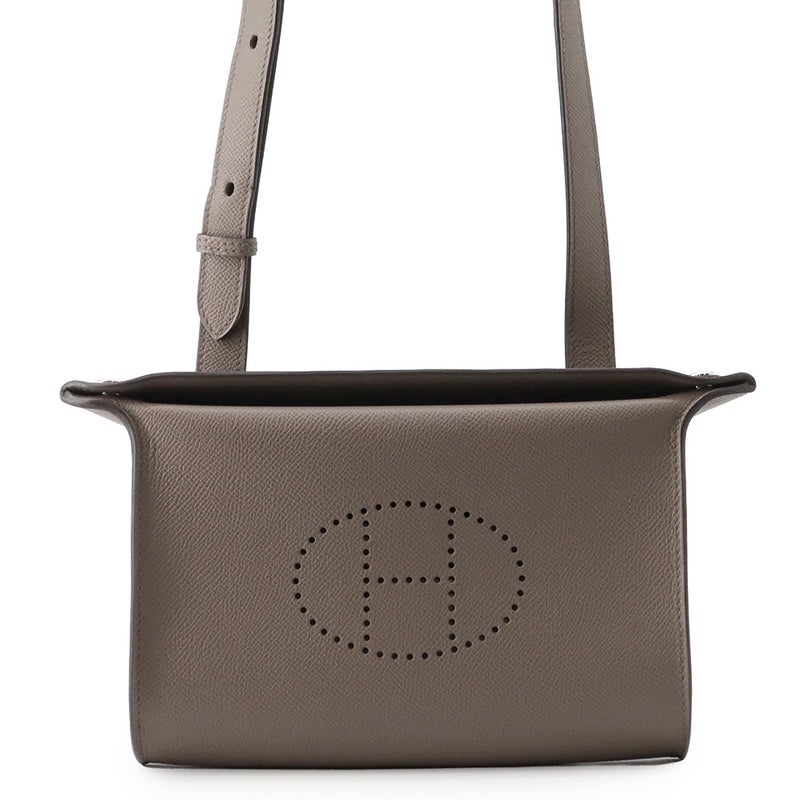エルメス ショルダーバッグ ヴィドポッシュ エタン/シルバー金具 エプソン K刻印 HERMES