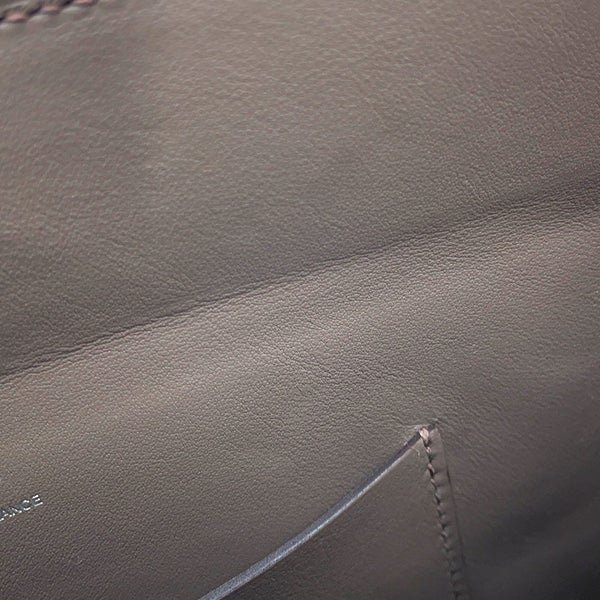 エルメス ショルダーバッグ ヴィドポッシュ エタン/シルバー金具 エプソン K刻印 HERMES