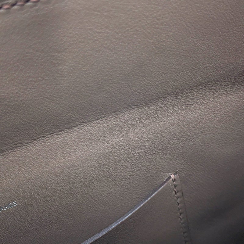 エルメス ショルダーバッグ ヴィドポッシュ エタン/シルバー金具 エプソン K刻印 HERMES