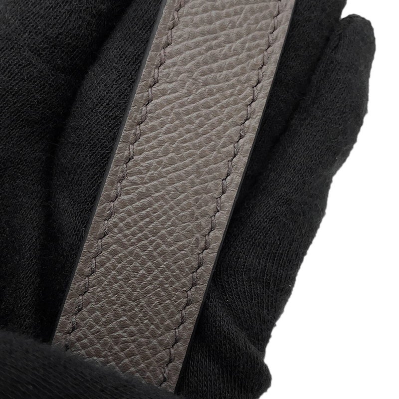 エルメス ショルダーバッグ ヴィドポッシュ エタン/シルバー金具 エプソン K刻印 HERMES