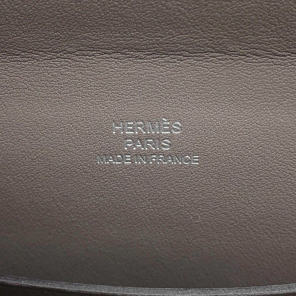 エルメス ショルダーバッグ ヴィドポッシュ エタン/シルバー金具 エプソン K刻印 HERMES