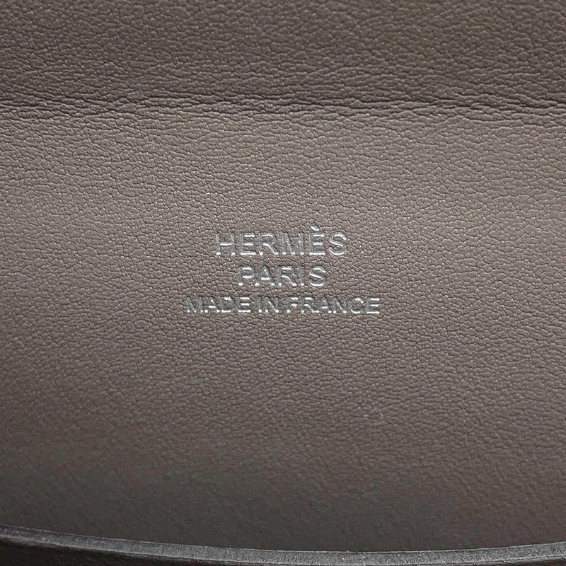 エルメス ショルダーバッグ ヴィドポッシュ エタン/シルバー金具 エプソン K刻印 HERMES