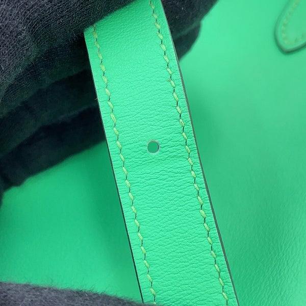 エルメス ショルダーバッグ ケリー ムーヴ ヴェールコミック/シルバー金具 エバーカーフ B刻印 HERMES