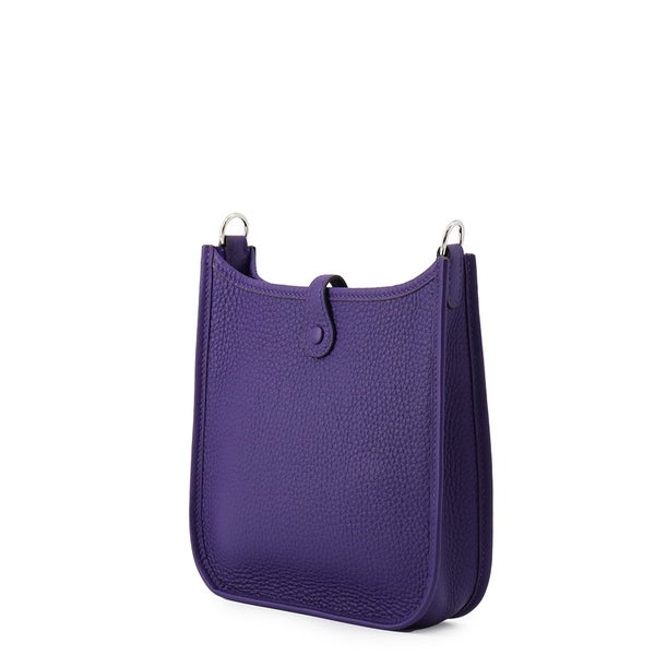 エルメス ショルダーバッグ エブリンTPM 111cm アマゾン パープル/シルバー金具 トリヨンクレマンス G刻印 HERMES Evelyne