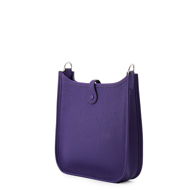 エルメス ショルダーバッグ エブリンTPM 111cm アマゾン パープル/シルバー金具 トリヨンクレマンス G刻印 HERMES Evelyne