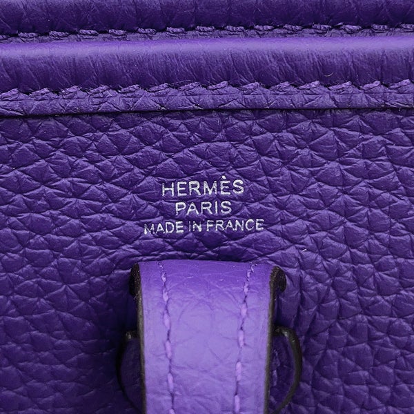 エルメス ショルダーバッグ エブリンTPM 111cm アマゾン パープル/シルバー金具 トリヨンクレマンス G刻印 HERMES Evelyne