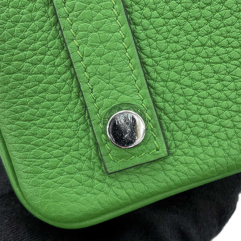 エルメス バーキン25 ヴェールユッカ/シルバー金具 トゴ W刻印 HERMES Birkin ハンドバッグ