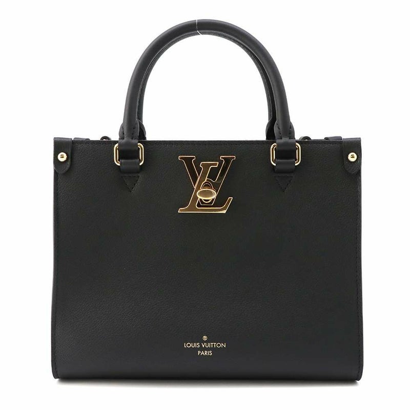 ルイヴィトン ハンドバッグ グレインカーフレザー ロック&ゴー M22311 LOUIS VUITTON 黒 2way