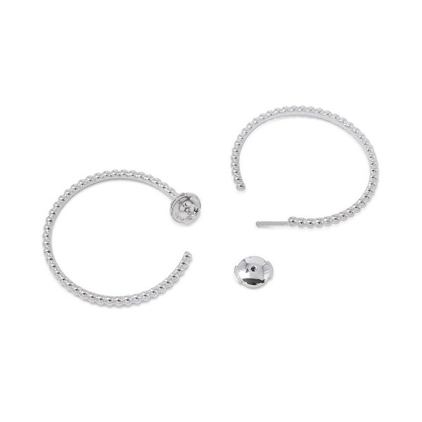 ヴァンクリーフ&アーペル ピアス ペルレ フープ スモールモデル K18WGホワイトゴールド Van Cleef&Arpels